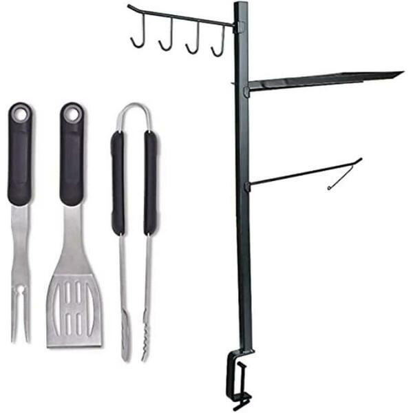 Bbq Innovations AK-74-AO-01 Grilling Accessories Set with BBQ Organizer, 5 Piece BB3633494